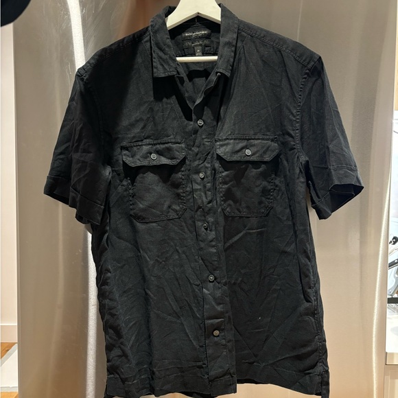 Banana Republic Linen Button Down - Picture 1 of 2
